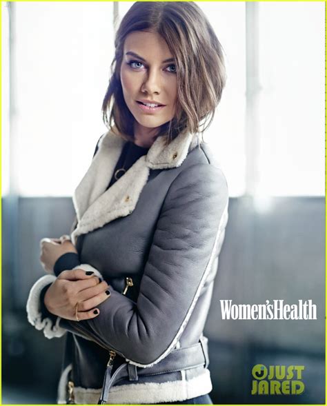 lauren cohan bikini|Lauren Cohan models fantastic bikini body on the cover of Shape。